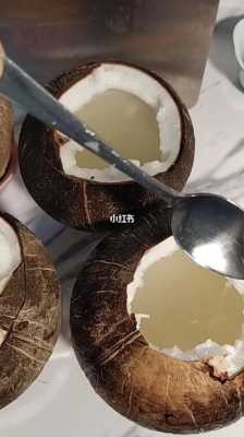 椰子糯米炖汤（椰子蒸糯米）
