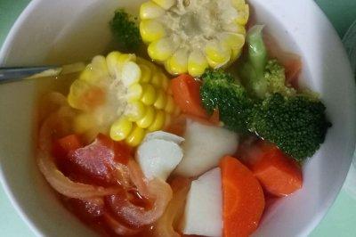 电饭锅炖汤炖蔬菜汤（用电饭锅炖汤）