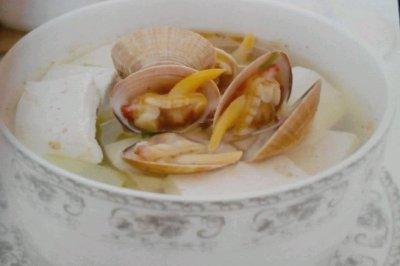 关于黄蛤做法炖汤的信息